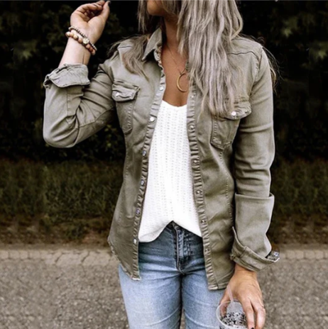Anmutig gestaltete Jacke