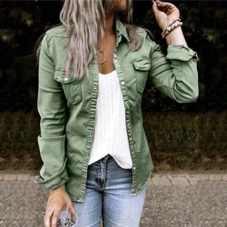 Anmutig gestaltete Jacke