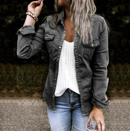 Anmutig gestaltete Jacke