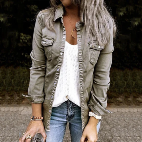 Anmutig gestaltete Jacke