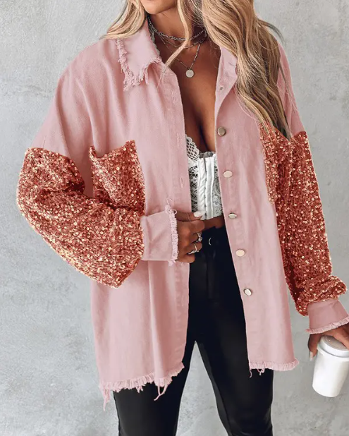 Anmutig gestaltete Jacke