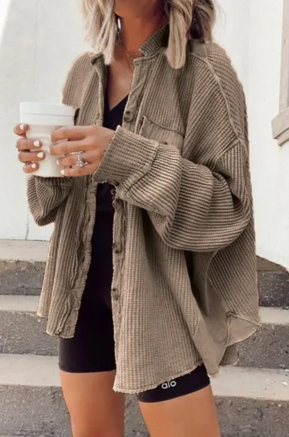 Anmutig gestaltete Jacke