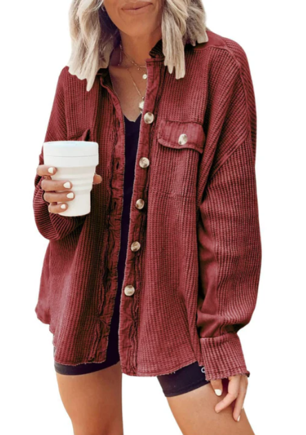 Anmutig gestaltete Jacke