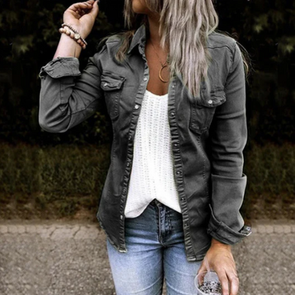 Anmutig gestaltete Jacke