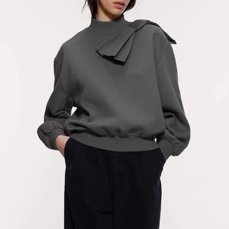 MW | Elegantes Sweatshirt mit Schleife