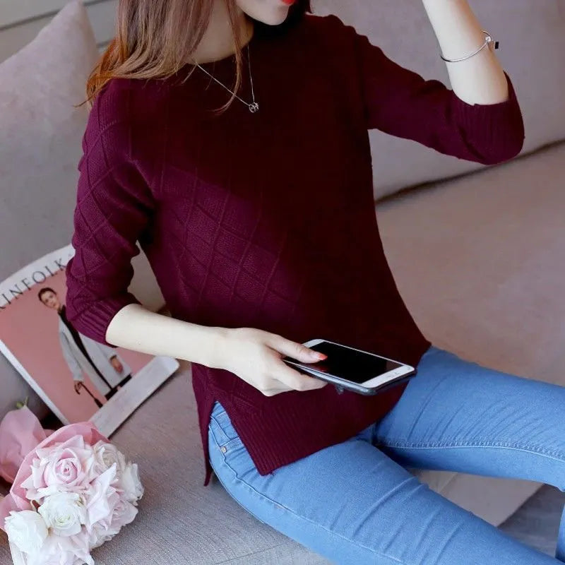 MW | Rundhals-Strickpullover