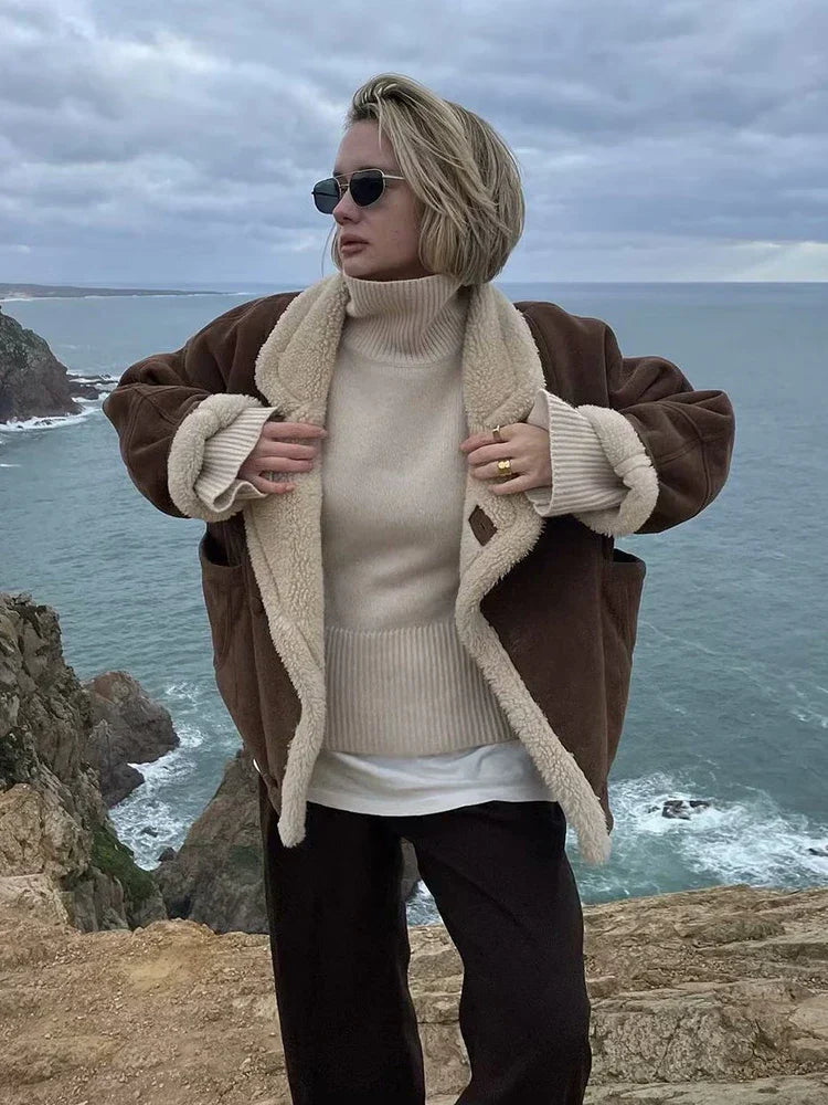 Anmutig gestaltete Jacke