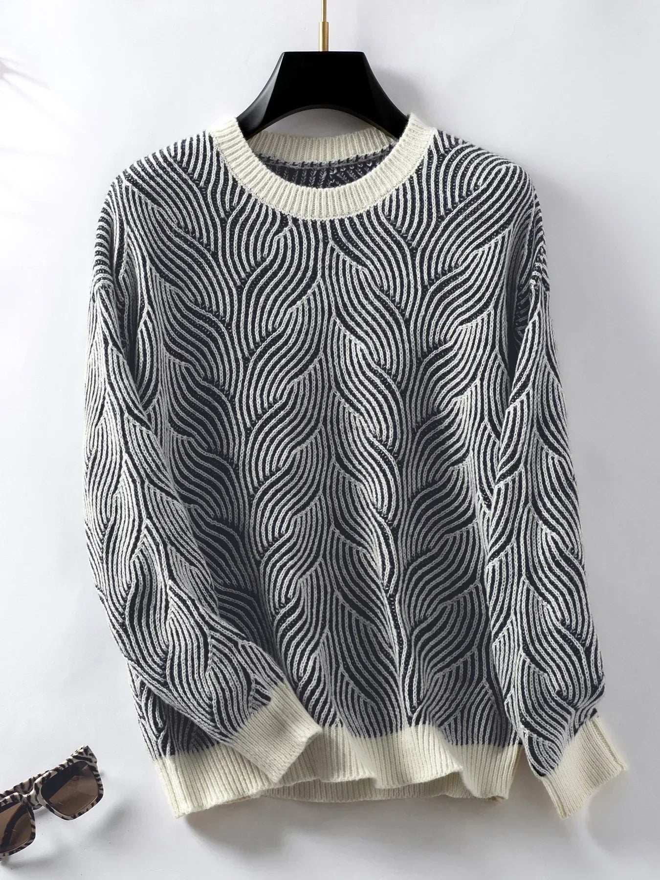 Zeitloser Vintage-Stil Pullover