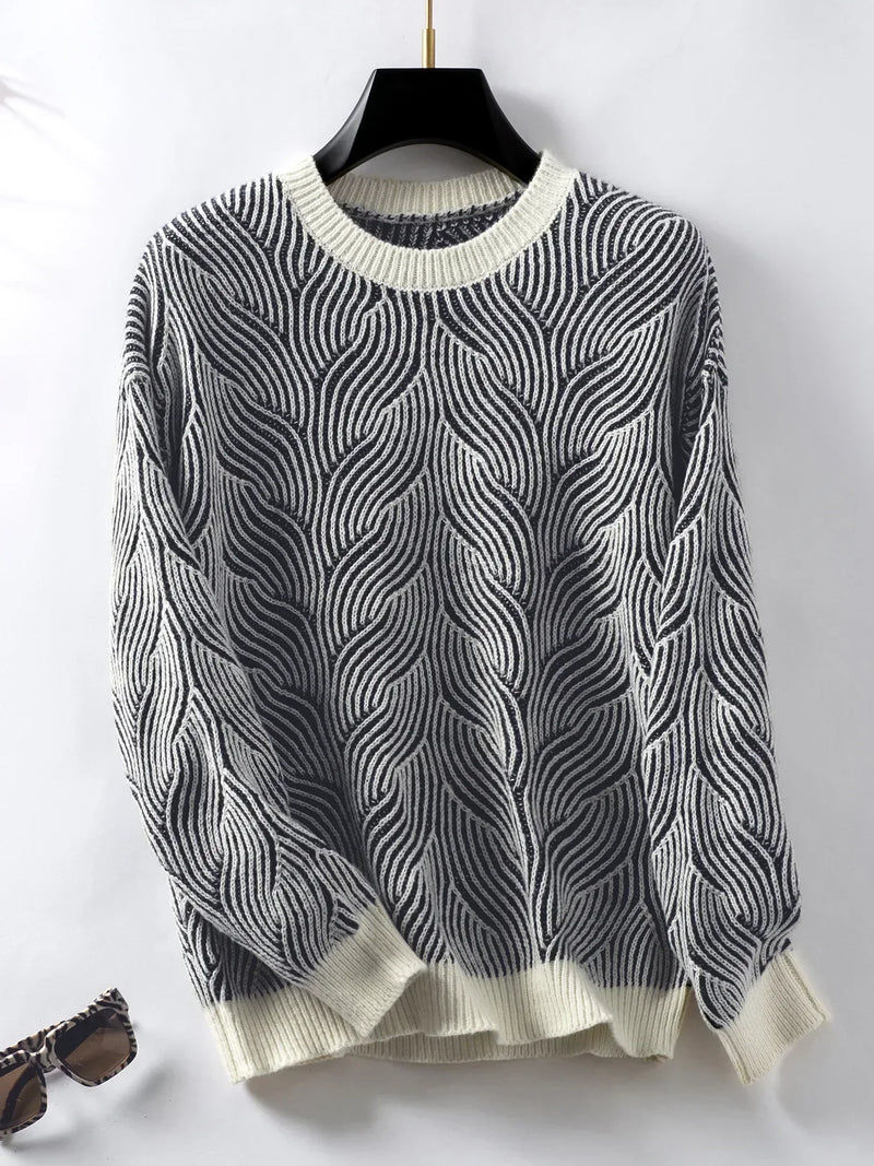 Zeitloser Vintage-Stil Pullover