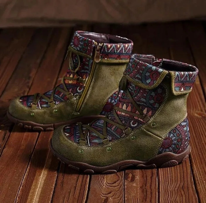 Stützende und trendige orthopädische Stiefel
