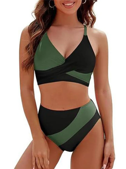 Poliert und verspielt Bikini