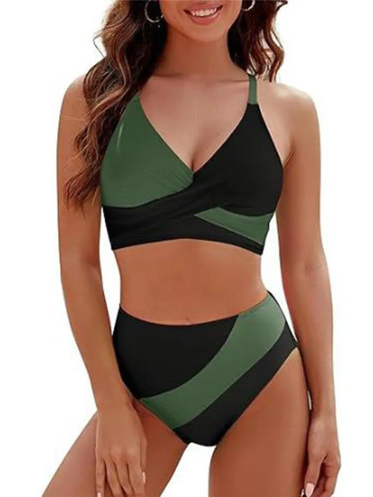 Poliert und verspielt Bikini