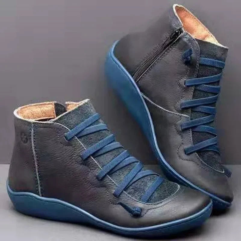 Stützende und trendige orthopädische Stiefel
