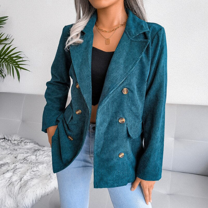 MW | VioletBlazer I Einfarbiger Blazer für Frauen