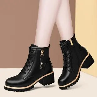 Stützende und stilvolle orthopädische Stiefel