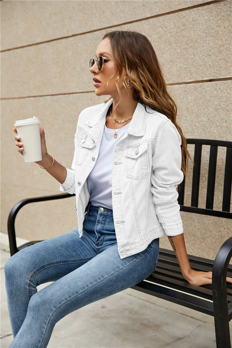 Anmutig gestaltete Jacke