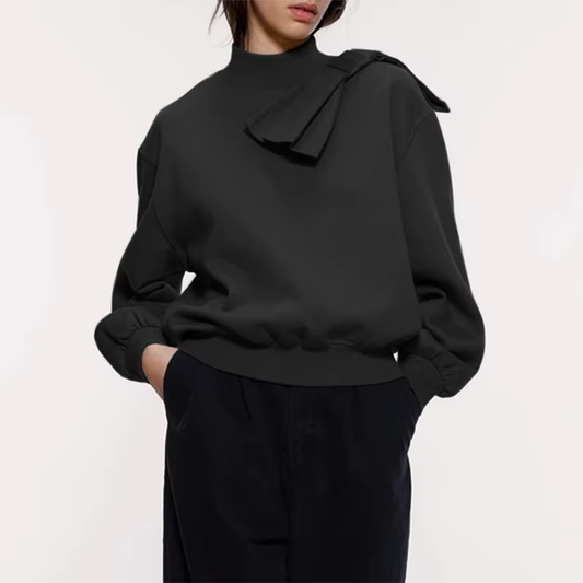 MW | Elegantes Sweatshirt mit Schleife