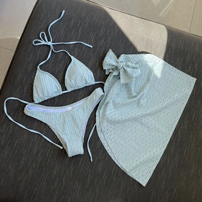 Poliert und verspielt Bikini