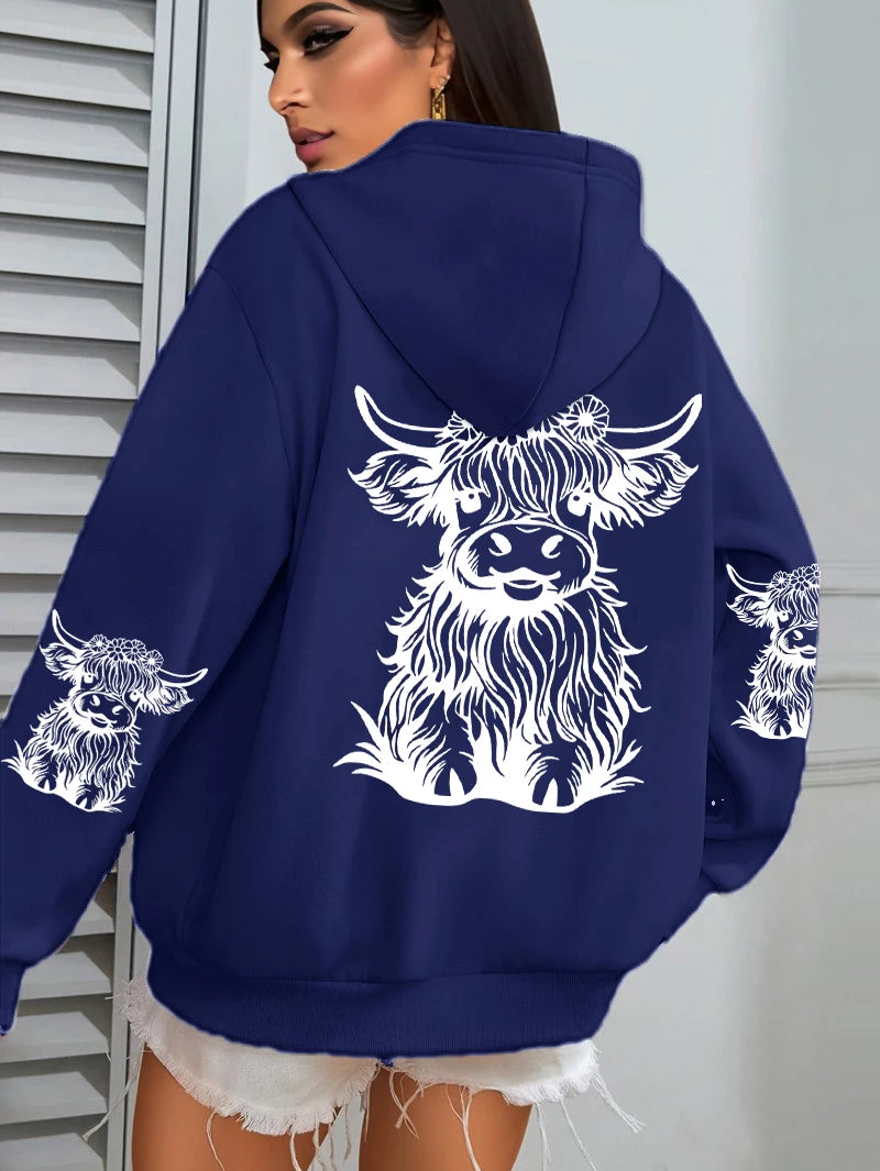 Luxuriös und anmutig Kapuzenpullover
