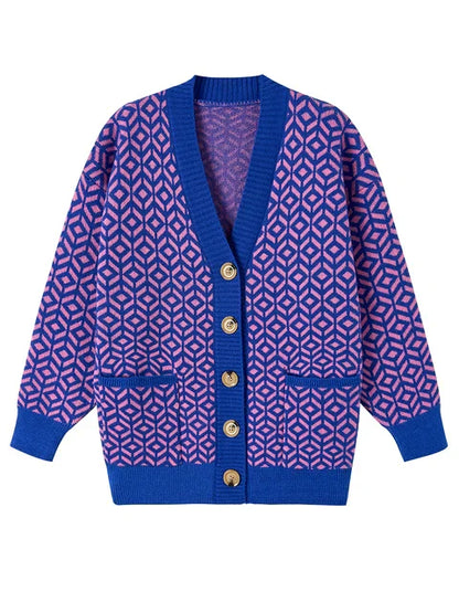 MW | Eleganter Strick-Cardigan mit Knopfleiste
