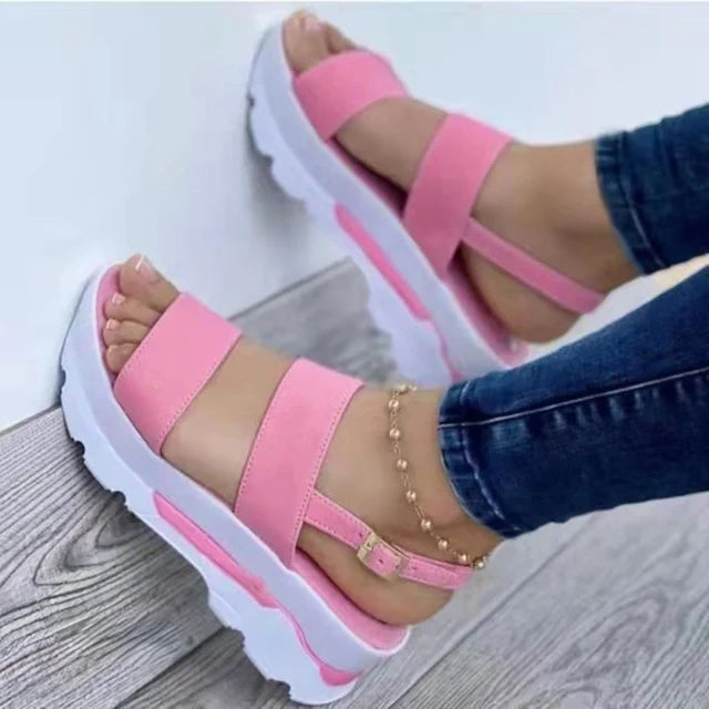 MW | Riemchen-Plateau-Sandalen
