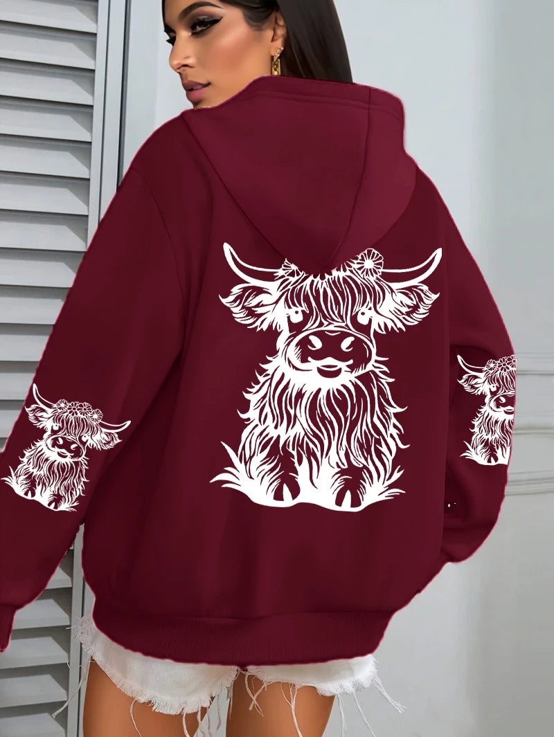 Luxuriös und anmutig Kapuzenpullover