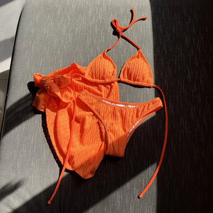 Poliert und verspielt Bikini