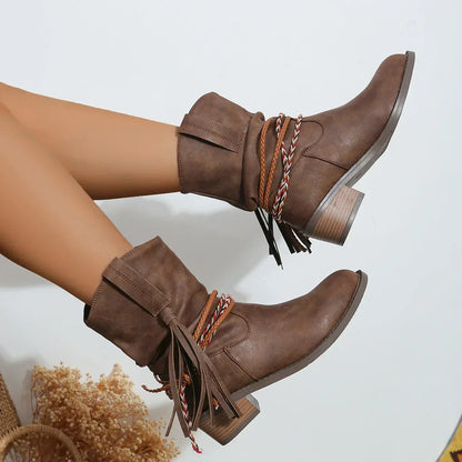 Lässige und stützende orthopädische Stiefel