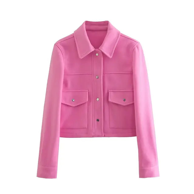 Anmutig gestaltete Jacke