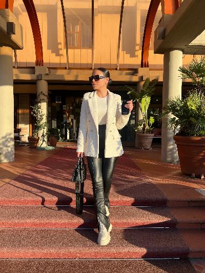 MW | Eleganter Texturblazer für Frauen