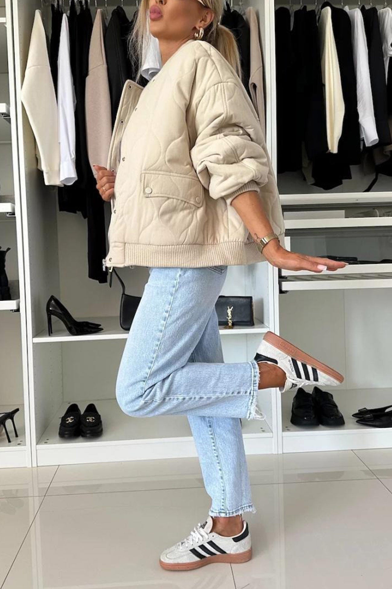 Durchdacht gestaltete Jacke