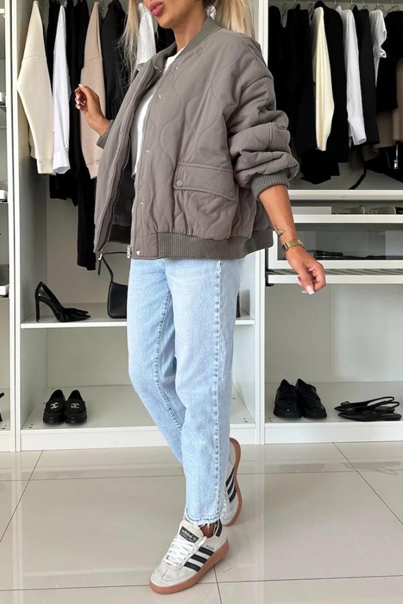 Durchdacht gestaltete Jacke