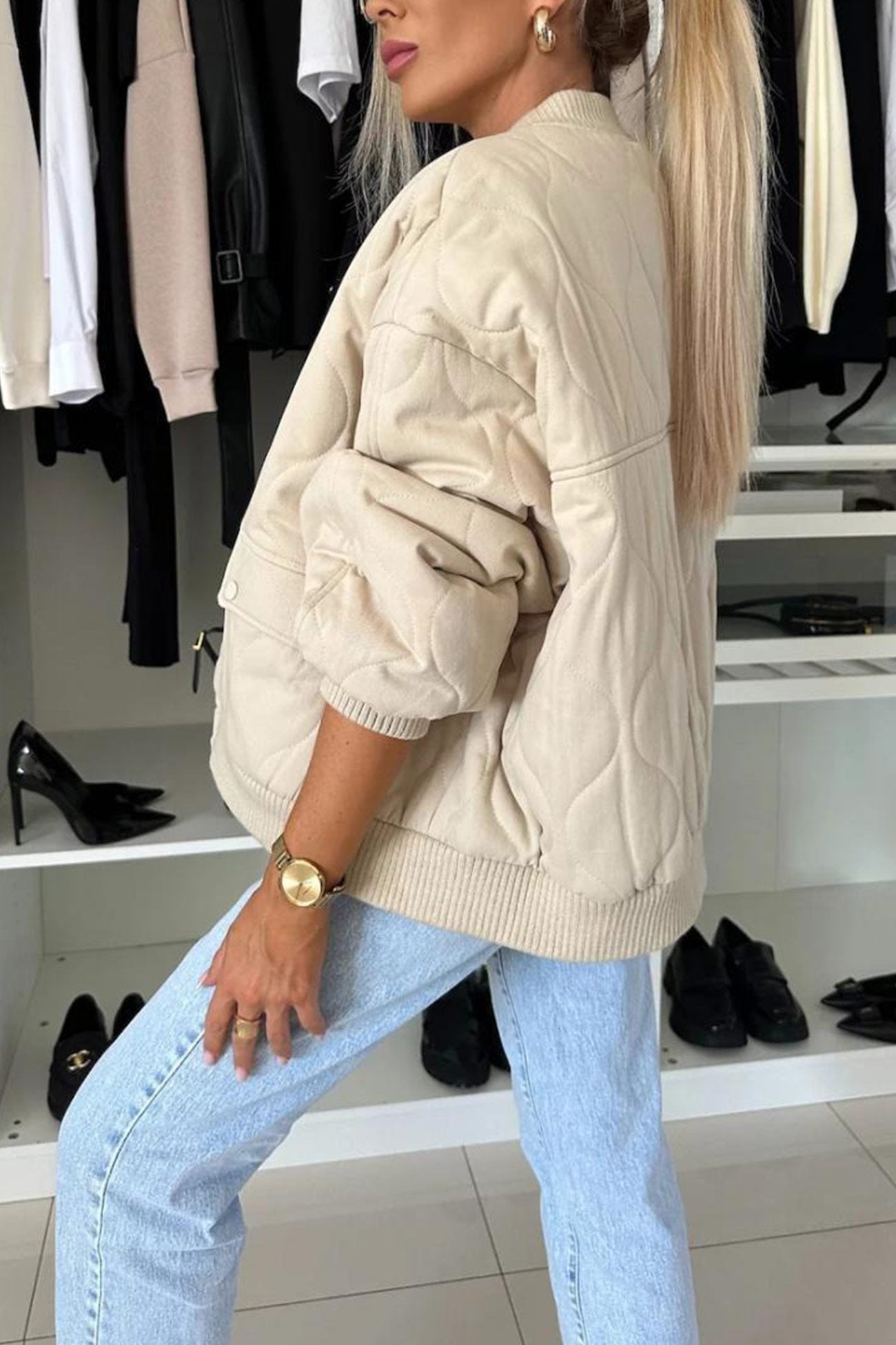 Durchdacht gestaltete Jacke