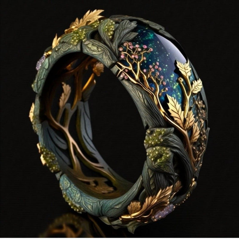 Zarte handwerkliche Ring