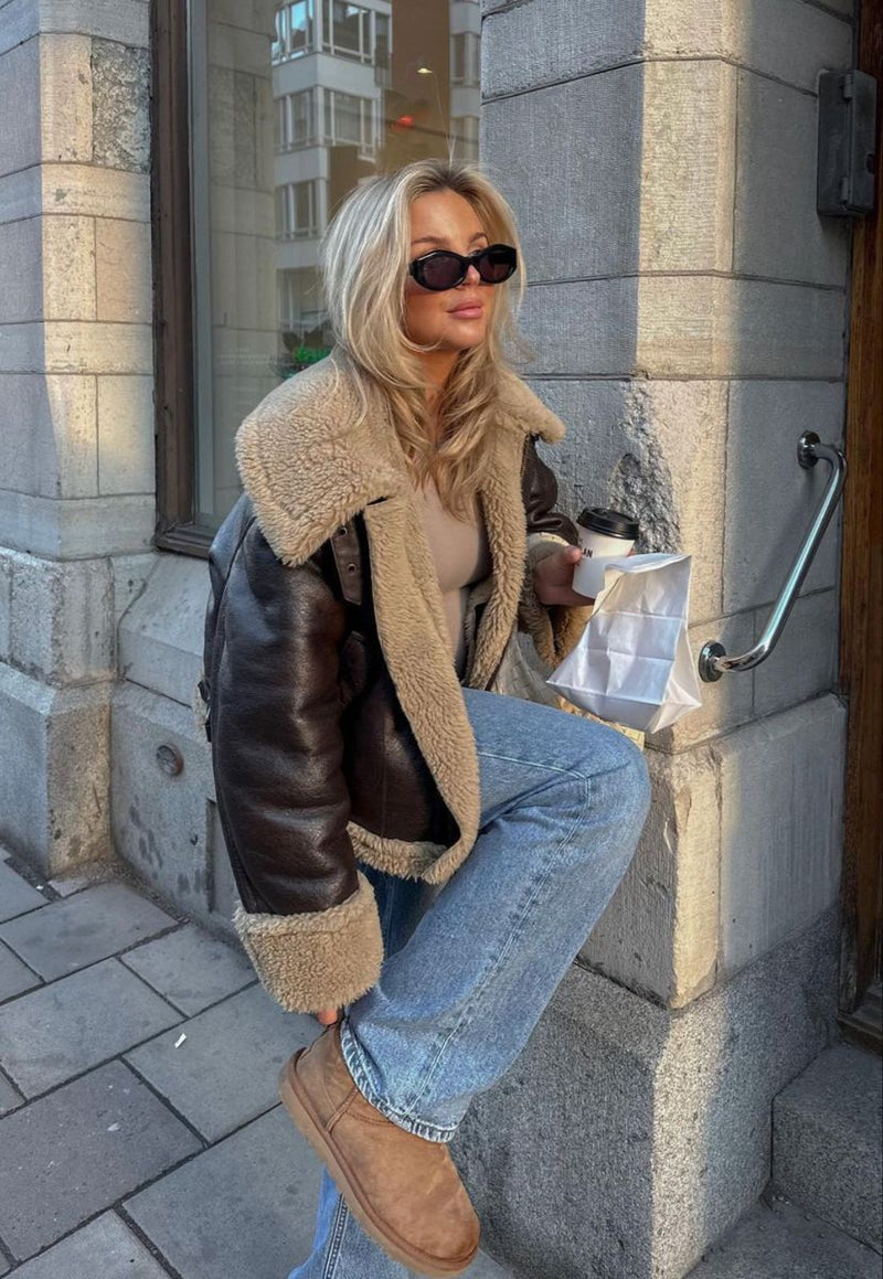 Anmutig gestaltete Jacke