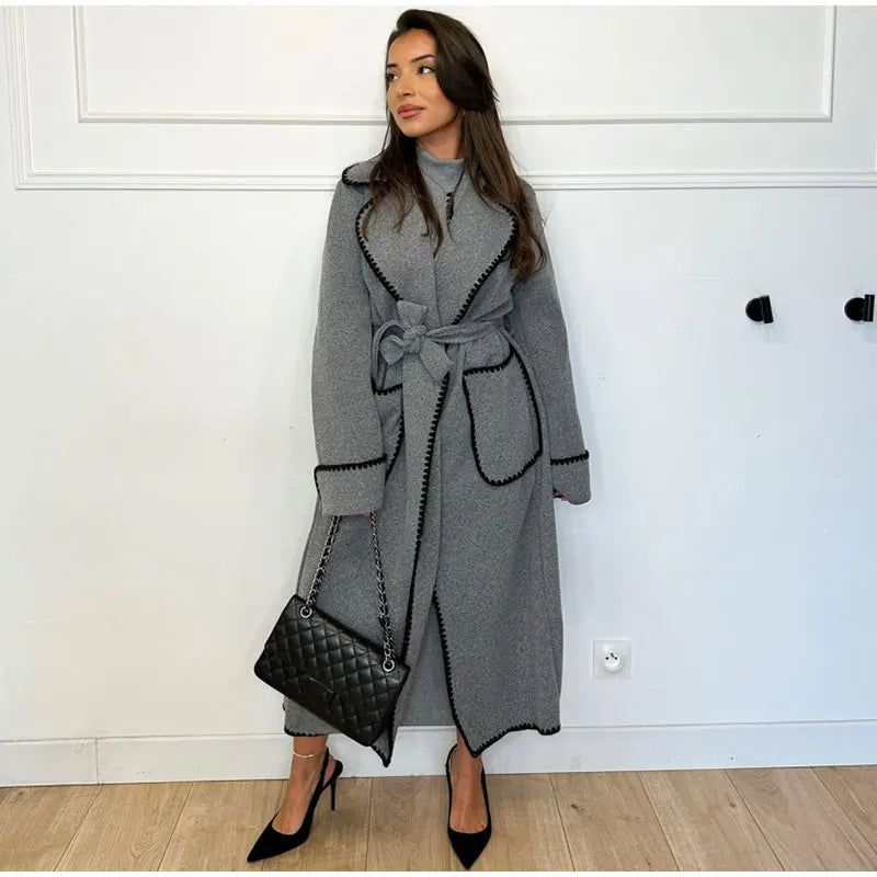 MW | Taschenmantel mit Revers für Frauen