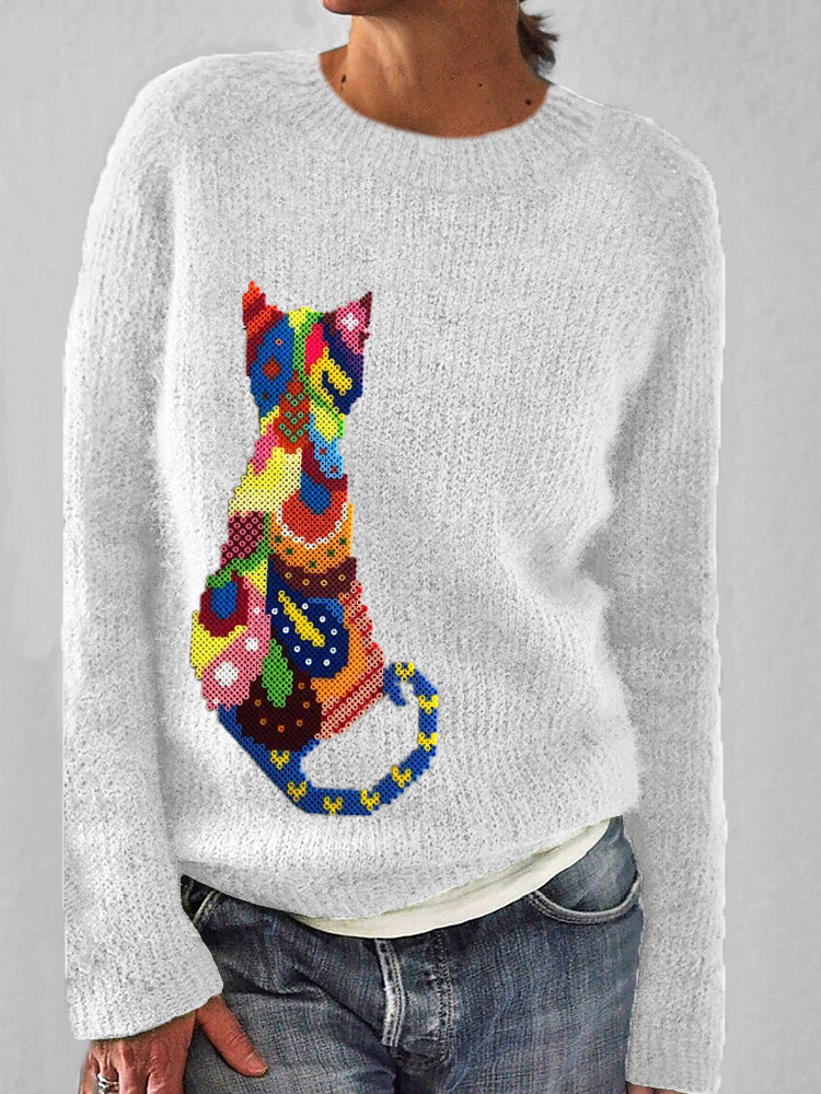 Zeitloser Vintage-Stil Pullover