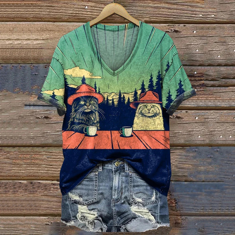 Elegant gestaltete T-Shirt