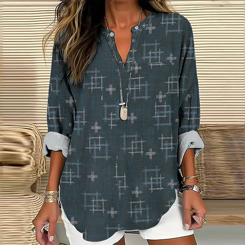 Klassische Vintage Bluse