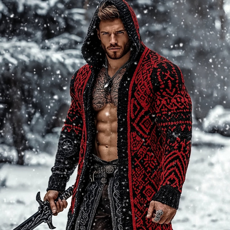 Durchdacht gestaltete Strickjacke