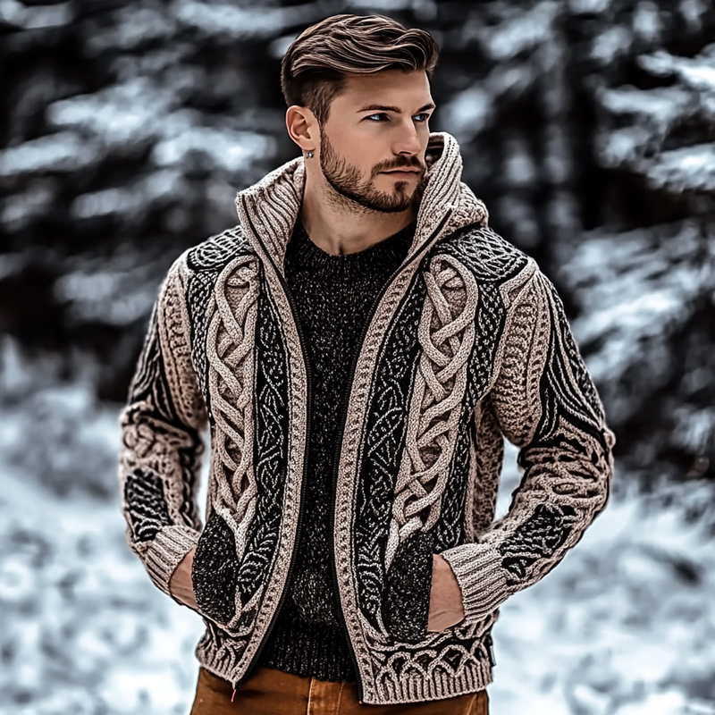 Vintage inspirierte Strickjacke