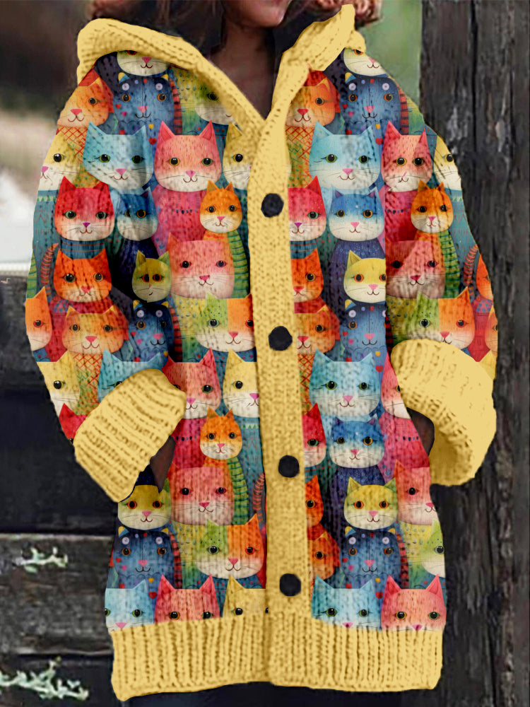 Klassisch gestaltete Strickjacke
