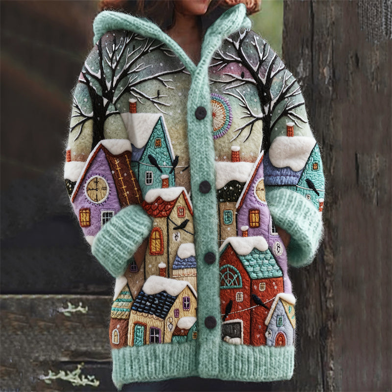 Vintage inspirierte Strickjacke