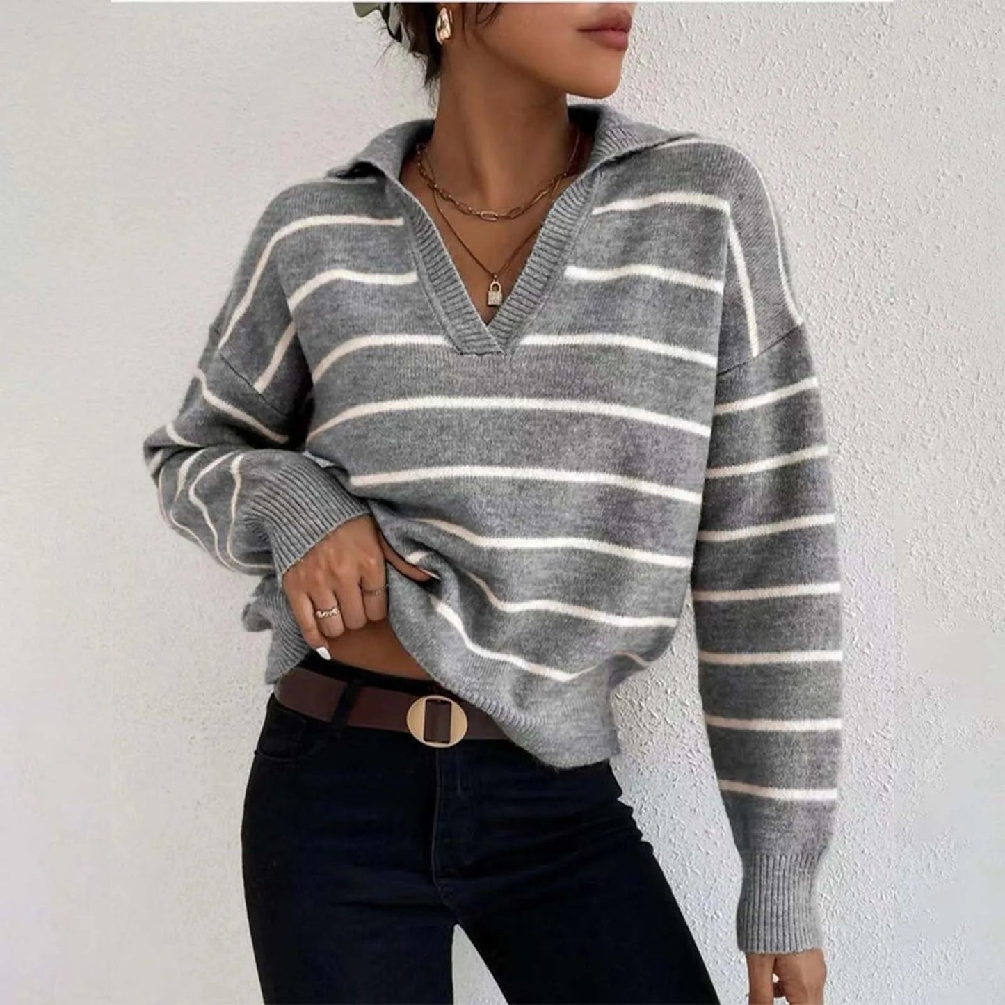 Zeitloser Vintage-Stil Pullover