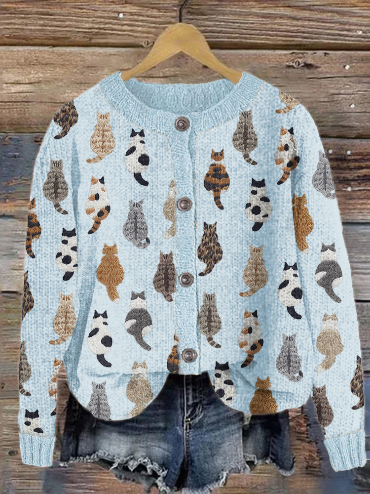 Elegant gestaltete Strickjacke