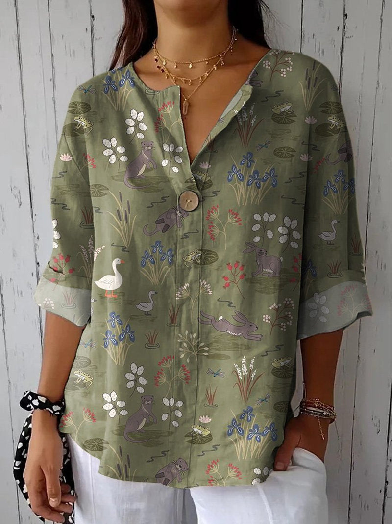 Zeitloser Vintage-Stil Hemd