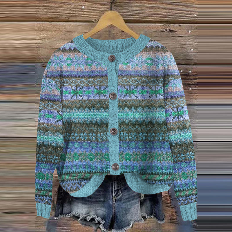 Anmutig gestaltete Strickjacke