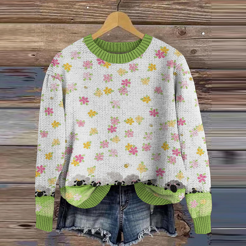 Vintage inspirierte Strickjacke