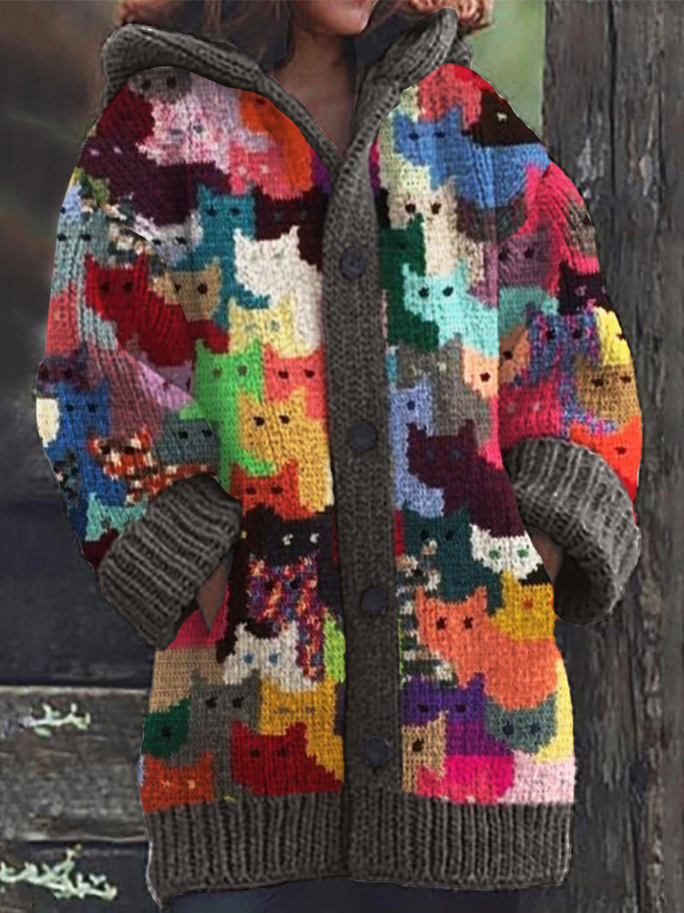 Elegant gestaltete Strickjacke