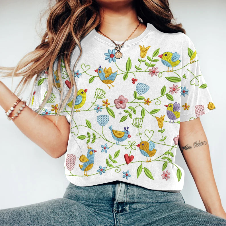 Zeitloser Vintage-Stil T-Shirt